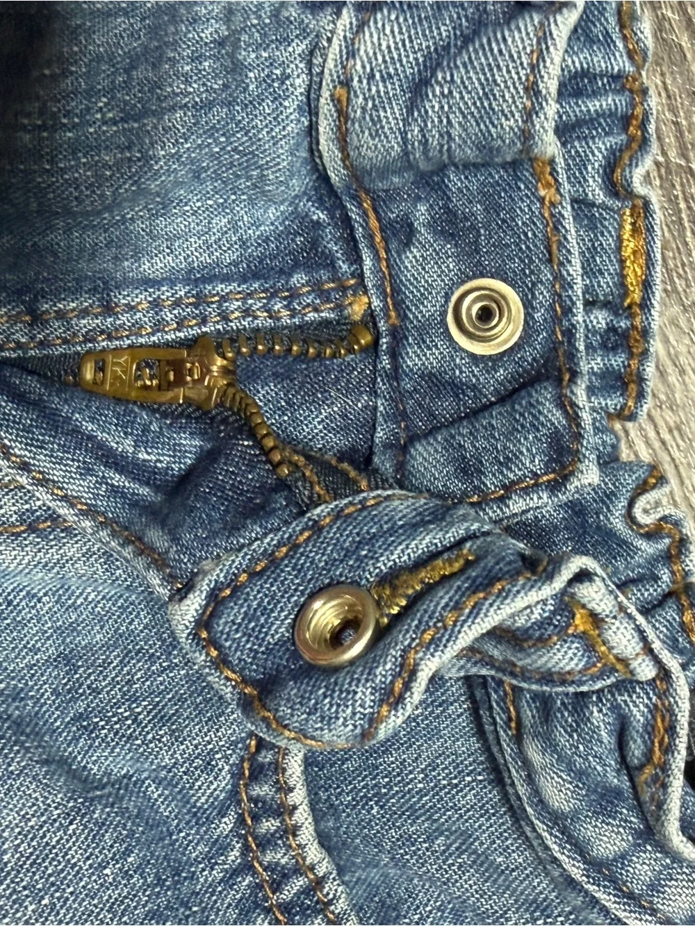 Wrangler Toddler Boys Denim Jean Shorts Size 2T Adjustable Waist Medium Wash